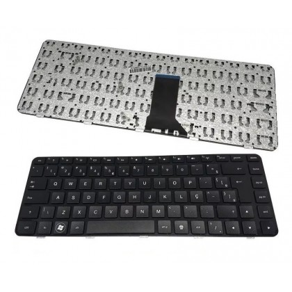 TECLADO HP DV5-2000 - DM4 COM MOLDURA ( FRAME ) PRETO BR