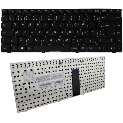 TECLADO ITAUTEC W7535 A7520 MP-10F88PA-430 6-80-W2440-330-1 SEM MOLDURA