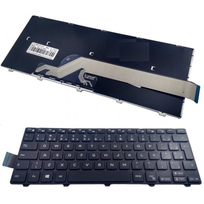 TECLADO DELL 14-3000 I14-3442 5447 5448 V147125AR  PK1313P2A32 - PRETO BR