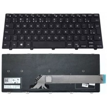 TECLADO DELL 14-3000 I14-3442 5447 5448 V147125AR  PK1313P2A32 - PRETO BR